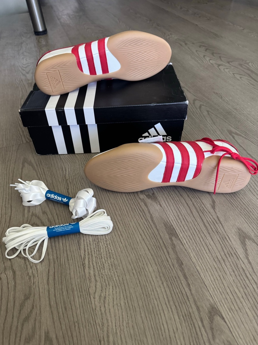 Adidas Orignals Taekwondo Mei Ballet Flat Red Sneakerinas - Picture 9 of 11